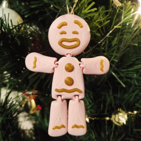 Adorno Galleta de Gengibre Articulada